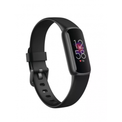 Fitbit Luxe Fitnessi jälgija Puutetundlik pulsikell Aktiivsusmonitor 24/7 Veekindel Bluetooth Must/Must