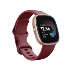 Fitbit Versa 4 Смарт-часы NFC GPS (спутник) AMOLED Сенсорный экран Мониторинг активности 24/7 Водонепроницаемый Bluetooth Wi-Fi Свекольный сок/Медная роза