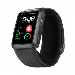 Huawei Watch D Molly-B19 (51 мм) Смарт-часы NFC GPS (спутник) AMOLED Сенсорный экран 1,64 дюйма Водонепроницаемый Bluetooth Графитовый черный