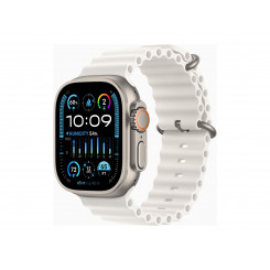 Apple Watch Ultra 2 GPS + mobiilne, 49 mm titaanist ümbris Apple'i valge ookeaniribaga