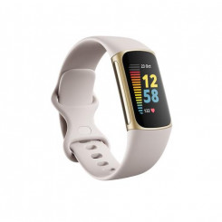 Fitbit Charge 5 AMOLED Браслет-трекер активности Золотой, Белый