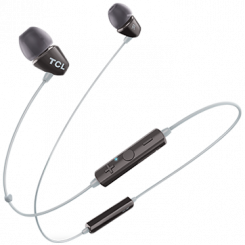 TCL In-ear Bleutooth Headset, Frequency of response: 10-22K, Sensitivity: 105 dB, Driver Size: 8.6mm, Impedence: 16 Ohm, Acoustic system: closed, Max power input: 20mW, Connectivity type: Bluetooth only (BT 4.2 ), Color Phantom Black