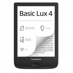E-Reader POCKETBOOK Basic Lux 4 6 1024x758 1xUSB-C Micro SD Wireless LAN Black PB618-P-WW