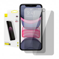Tempered glass with 0.3mm Baseus privacy filter for iPhone X / XS / 11 Pro (2 pcs.)