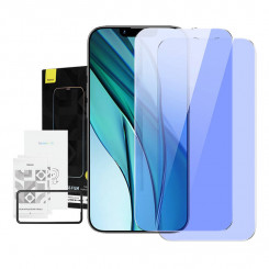 Закаленное стекло с фильтром синего света 0,3 мм Baseus для iPhone 14/13/13 Pro (2 шт)