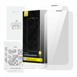 Закаленное стекло Baseus Corning для iPhone 13 Pro Max/14 Plus с пылевым фильтром