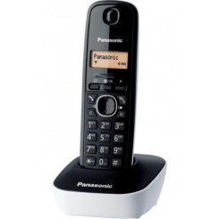 Panasonic Cordless KX-TG1611FXW Черный/Белый АОН Беспроводное соединение Емкость телефонной книги 50 записей Встроенный дисплей
