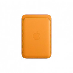 Кожаный кошелек Apple iPhone с MagSafe — California Poppy