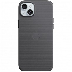 Чехол FineWoven для iPhone 15 Plus с защитой MagSafe — черный