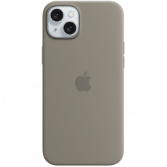 iPhone 15 Plus silikoonümbris koos MagSafe'iga – savi