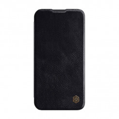 Кожаный чехол Nillkin Qin Pro для iPhone 14 Pro (черный)