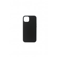 eSTUFF MADRID Silk-touch silikoonümbris iPhone 13 Mini jaoks – must