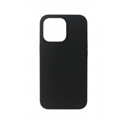 eSTUFF MADRID Шелковый силиконовый чехол для iPhone 13 Pro Max — черный
