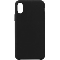eSTUFF MADRID Silk-touch Silicone Case for iPhone X/Xs - Black