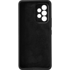 eSTUFF MADRID Silk-touch Silicone case for Samsung Galaxy A53 5G - Black