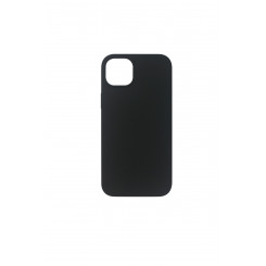 eSTUFF MADRID Шелковый силиконовый чехол для iPhone 14 Plus — черный