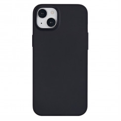 eSTUFF INFINITE VIENNA Soft Case for iPhone 15 Plus - Black 100% Recycled TPU
