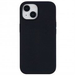 Магнитный силиконовый чехол eSTUFF INFINITE ROME для iPhone 15 — черный, 100% переработанные материалы