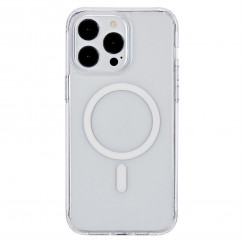 Магнитный гибридный чехол eSTUFF BERLIN для iPhone 15 Pro Max — прозрачный
