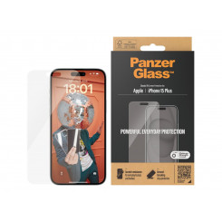 PanzerGlass Ekraani kaitsekile Apple IPhone 15 Plus Glass Transparent