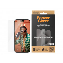 PanzerGlass Ekraani kaitsekile Apple Phone 15 Pro Max Glass Transparent