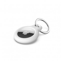 Безопасный держатель Belkin с кольцом для ключей для AirTag, белый
