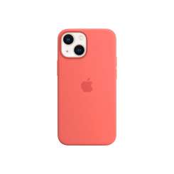 Силиконовый чехол MagSafe для iPhone 13 mini — Розовый помело Apple