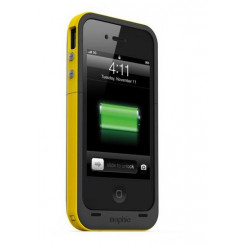 mophie Juice Pack Plus f /  iPhone 4S / 4 mobile phone case Cover Yellow