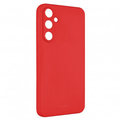 Фиксированная фиксированная история Задняя крышка Samsung Galaxy A55 5G Прорезиненная Красная