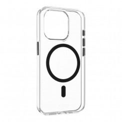 Фиксированная задняя крышка MagPurity Apple iPhone 15 Pro Max Поликарбонат + ТПУ Прозрачный