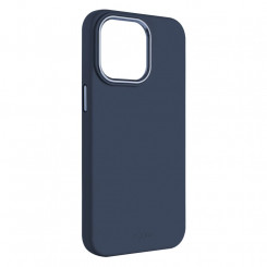 Fixed   MagFlow   Back cover   Apple   iPhone 15 Pro   Liquid silicon   Blue