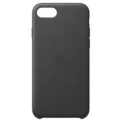 Кожаный чехол для Apple iPhone SE — черный