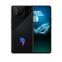 Asus ROG Phone 8 Phantom Black 6,78 дюйма AMOLED 1080 x 2400 пикселей Qualcomm Snapdragon 8 Gen 3 Внутренняя оперативная память 12 ГБ 256 ГБ Две SIM-карты Nano-SIM 3G 4G Основная камера 50+13 МП Дополнительная камера 32 МП Android 14