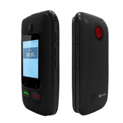 eSTAR Digni Flip 6,1 cm (2,4 tolli) 102 g must, punane Senior telefon