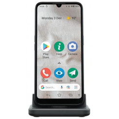 Смартфон Doro 8180 15,5 см (6,1 дюйма) с одной SIM-картой Android 11 Go edition 4G USB Type-C 2 ГБ 32 ГБ 3000 мАч Серый Восстановленный