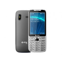 Мобильный телефон eSTAR ESTARX35 8,89 см (3,5 дюйма) 145 г Серый Функциональный телефон