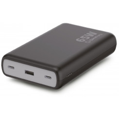 Блок питания CoreParts USB-C PD65W 20 000 мАч для ноутбуков, планшетов и мобильных телефонов — в комплект входит кабель USB-C — USB-C длиной 1 метр