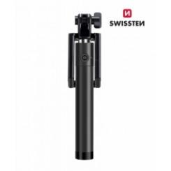Swissten Wired Selfie Stick Black