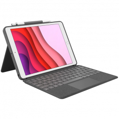 LOGITECH Combo Touch для iPad (7, 8 и 9 поколения) — ГРАФИТ — Великобритания