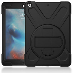 eSTUFF AUSTIN Defenderi ümbris iPad Air 9.7 jaoks – must