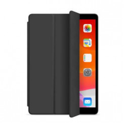 eSTUFF DENVER Folio ümbris iPad Air 2 2014 jaoks – must PU-nahk / läbipaistev