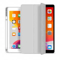 Чехол-карандаш eSTUFF SEATTLE для iPad 9.7 2018/2017 — искусственная кожа серого цвета
