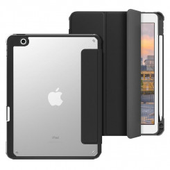 Зеркальный пенал eSTUFF NEW YORK для iPad 10.2 — черный/прозрачный