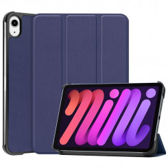 CoreParts Cover for iPad Mini 6 2021 for iPad Mini 6 (2021) Tri-fold Caster Hard Shell Cover with Auto Wake Function - Blue