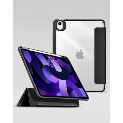 eSTUFF BOSTON eemaldatav peegelpliiatsiümbris iPad Air 5/4 10.9 jaoks – must/selge