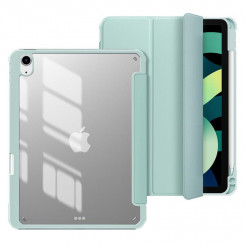 Зеркальный пенал eSTUFF NEW YORK для iPad 10.9 10-го поколения, 2022 г. — светло-зеленый/прозрачный