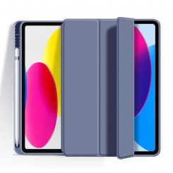 Чехол-карандаш eSTUFF SEATTLE для iPad 10.9 10-го поколения, 2022 г. — фиолетовый