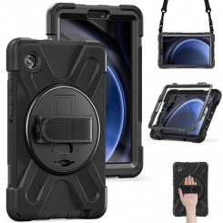 eSTUFF CHICAGO Full Body Defender Case with Screen Protector for Samsung Galaxy A9+ - Black