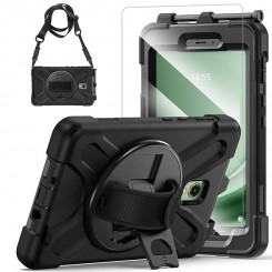 eSTUFF CHICAGO Full Body Defender Case with Screen Protector for Samsung Galaxy Tab Active3 / Active5 - Black