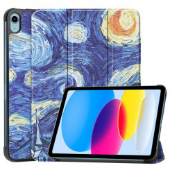 CoreParts Tri-fold Caster Hard Shell Cover - Starry Sky Style For Apple